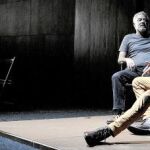 Adolfo Fernández (izda.) y Raúl Prieto, en la obra