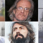 Gerardo Herrero, Luis Eduardo Aute, Judith Colell, Enrique González Macho, Sr. Chinarro y Lorenzo Silva