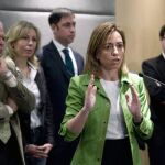 Chacón anima al PSOE a «levantarse cuanto antes para la vuelta a la situación económica»