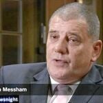 Steven Messham (en la imagen, durante su intervención en el programa de la BBC) fue víctima de abusos sexuales cuando era menor y ayer pidió disculpas por haber acusado a la persona equivocada