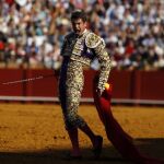 Gesto de rabia de Manzanares en La Maestranza
