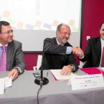 León de la Riva, José Rolando Álvarez y Fernando Rubio