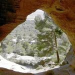 Una de las cuevas que se encuentran en el Monte Arabí de Yecla