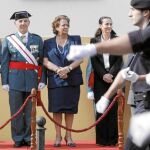 De Lelón y la alcaldesa Barberá asistieron al acto organizado por la Guardia Civil con del día de su patrona