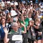 Los funcionarios claman contra las medidas de Rajoy