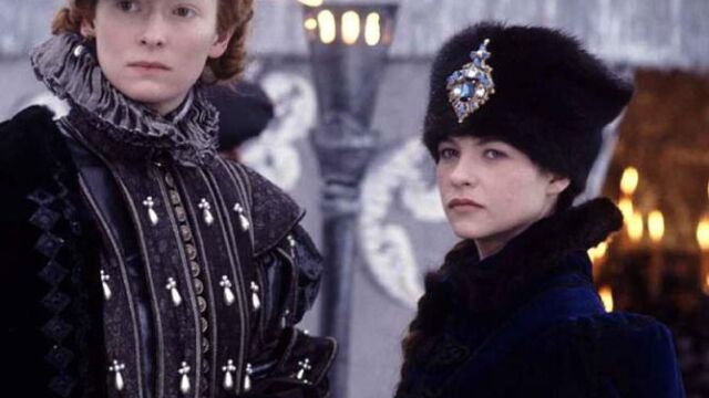 Charlotte Valandray, en la película «Orlando» junto a Tilda Swinton.
