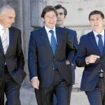 El presidente de Bankia, José Ignacio Goirigolzarri, ayer a su llegada a la Asociación Valenciana de Empresarios, donde se reunió con la Junta Directiva