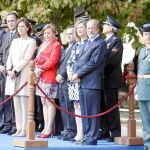 León de la Riva, Pilar del Olmo y Pablo Trillo, entre otros, durante el acto celebrado en Valladolid