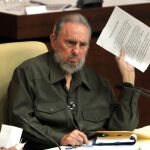 El ex presidente cubano Fidel Castro