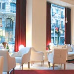 Platos gourmet con vistas a la Gran Vía