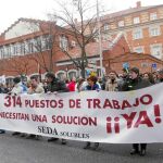 Durante los últimos meses se han sucedido marchas para salvar el empleo en Seda Solubles