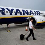 Imagen de archivo de un tripulante de Ryanair