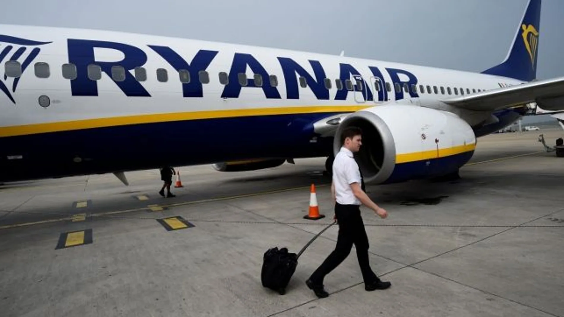 Imagen de archivo de un tripulante de Ryanair
