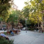 Una de las nuevas plazas que componen la superisla de Sant Antoni