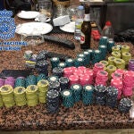 Las fichas que tenían lo jugadores