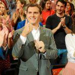 El líder de Ciudadanos, Albert Rivera, junto a Inés Arrimadas y José Manuel Villegas / Foto: Cipriano Pastrano