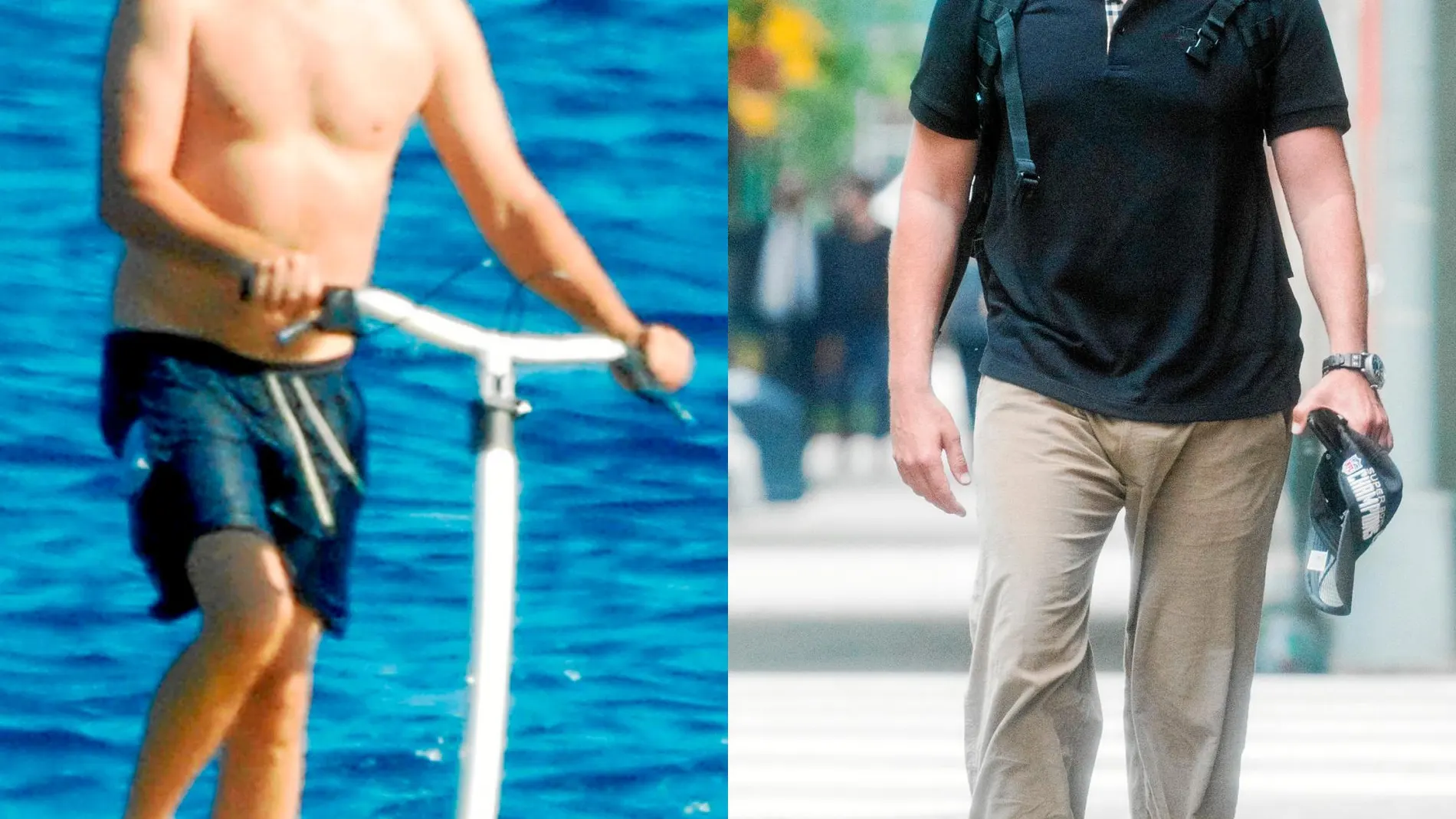 Leonardo Dicaprio en la costa italiana y Cooper paseando por Nueva York