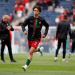 Joao Félix durante un partido con Portugal