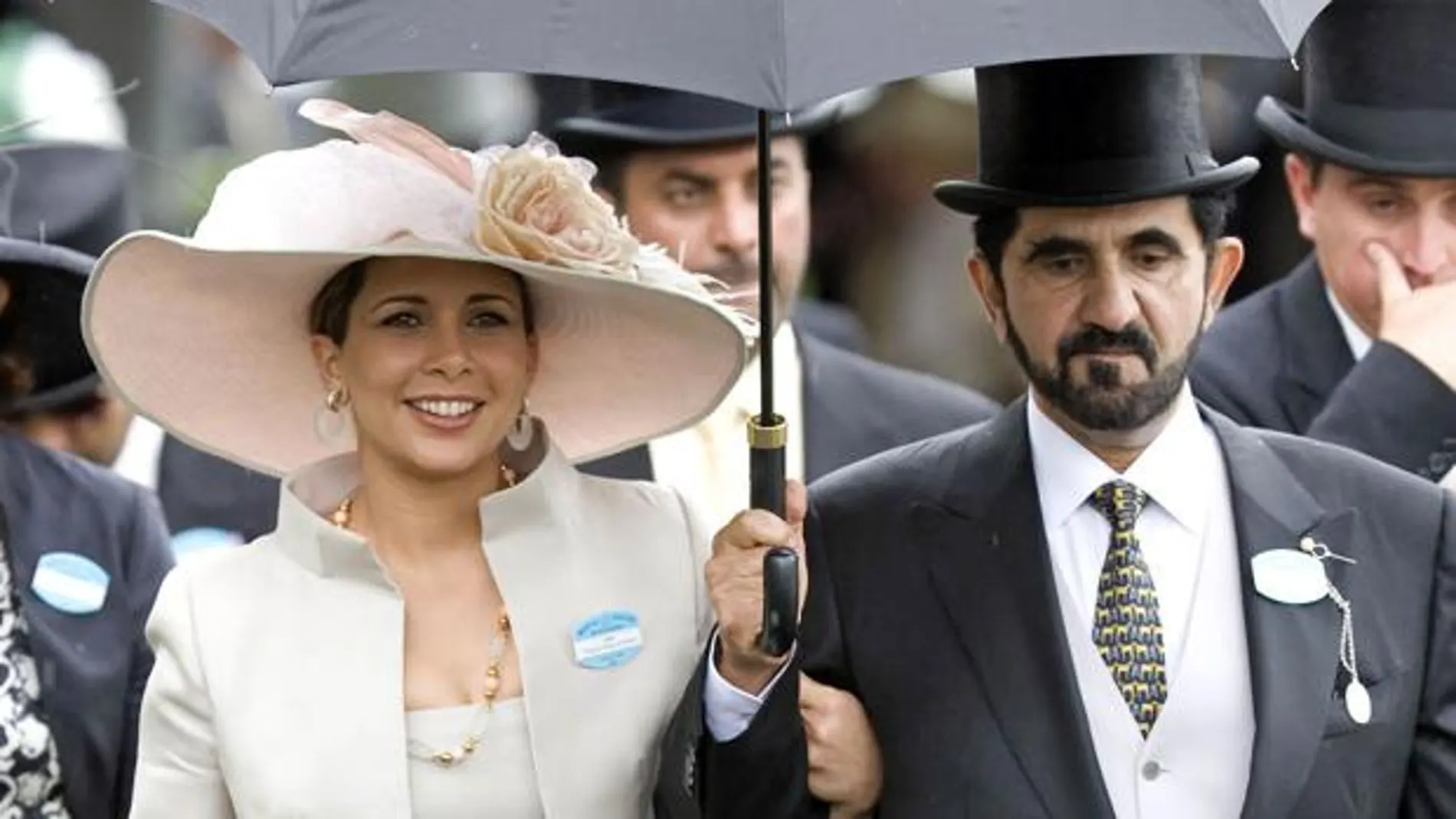 La hija del recordado Hussein de Jordania y su esposa Alia con su marido el emir en los tiempos felices de su matrimonio en Ascot
