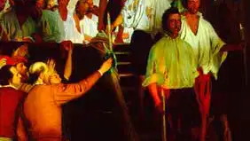 El regreso de Juan Sebastián de Elcano a Sevilla, Óleo de Elías Salaverría