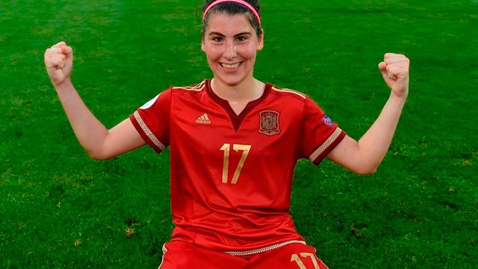 Lucía García, la benjamina de la selección española de fútbol