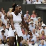 Serena Williams, en la final contra Halep