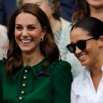 Kate Middleton, duquesa de Cambridge, y Meghan Markle, duquesa de Sussex, durante la final femenina de Wimbledon