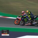 Rossi y Marc se encontraron en la Q2