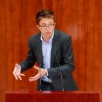 Íñigo Errejón durante el debate de investidura/Rubén Mondelo