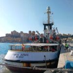 El Open Arms, en el Puerto de Empedocle, en Sicilia/Ap