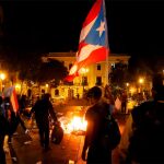 Enfrentamientos entre la policía Estatal y manifestantes este miércoles