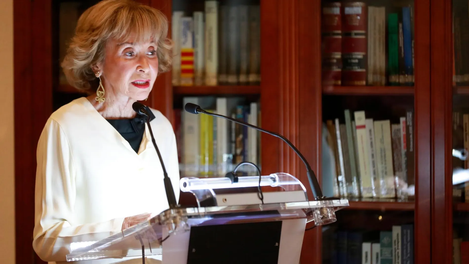 La presidenta del Consejo de Estado, María Teresa Fernández de la Vega