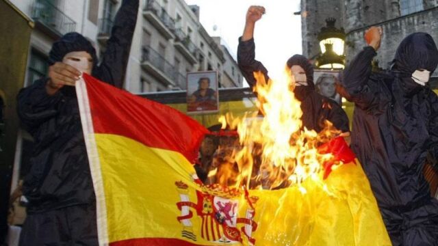 El independentismo causa el 90% de la violencia política en Catañuña