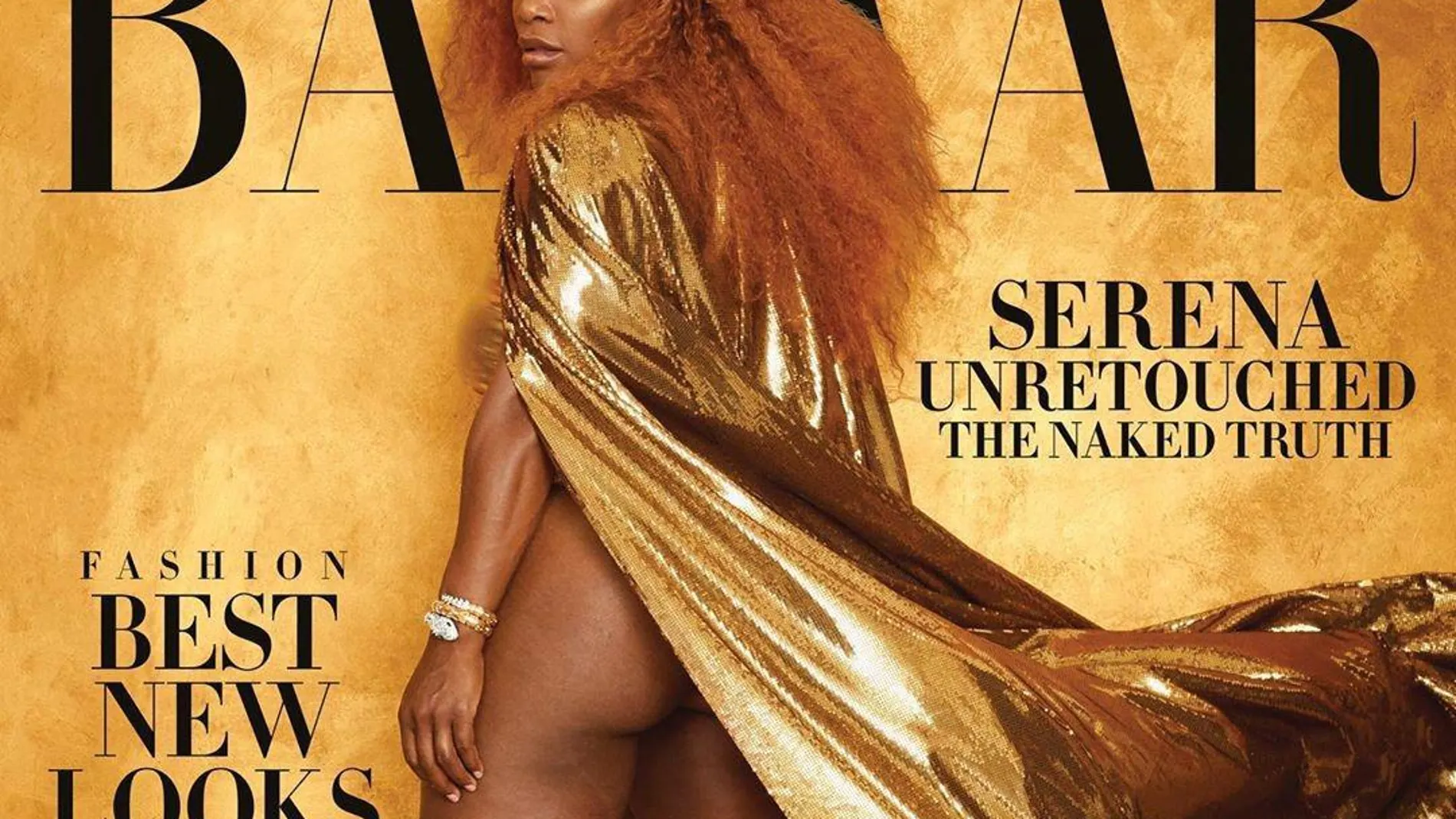 Serena Williams, chica de portada sin retoques