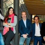 De izquierda a derecha, Luis Torres, Tatiana Delgado, José María Moreno, Asier Labarca y Borja Vaz