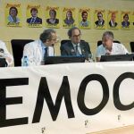Quim Torra en un acto de apoyo a los políticos presos en un acto organizado por profesionales del Hospital Clínic