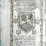 Diseño para el sepulcro de Hernando Colón, preparado por él e incluido en su testamento, donde decía dónde debían ir los libros de su biblioteca / Archivo histórico provincial de Sevilla