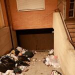 Casa en la calle Francia 124 de Valdemoro donde Leandro V. J. vivía de okupa. La Guardia Civil encontró restos del cadáver de la joven entre la basura