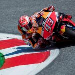 Marc Márquez, en Spielbergel equipo]
