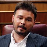 El portavoz de ERC Gabriel Rufián.- EFE/Ballesteros