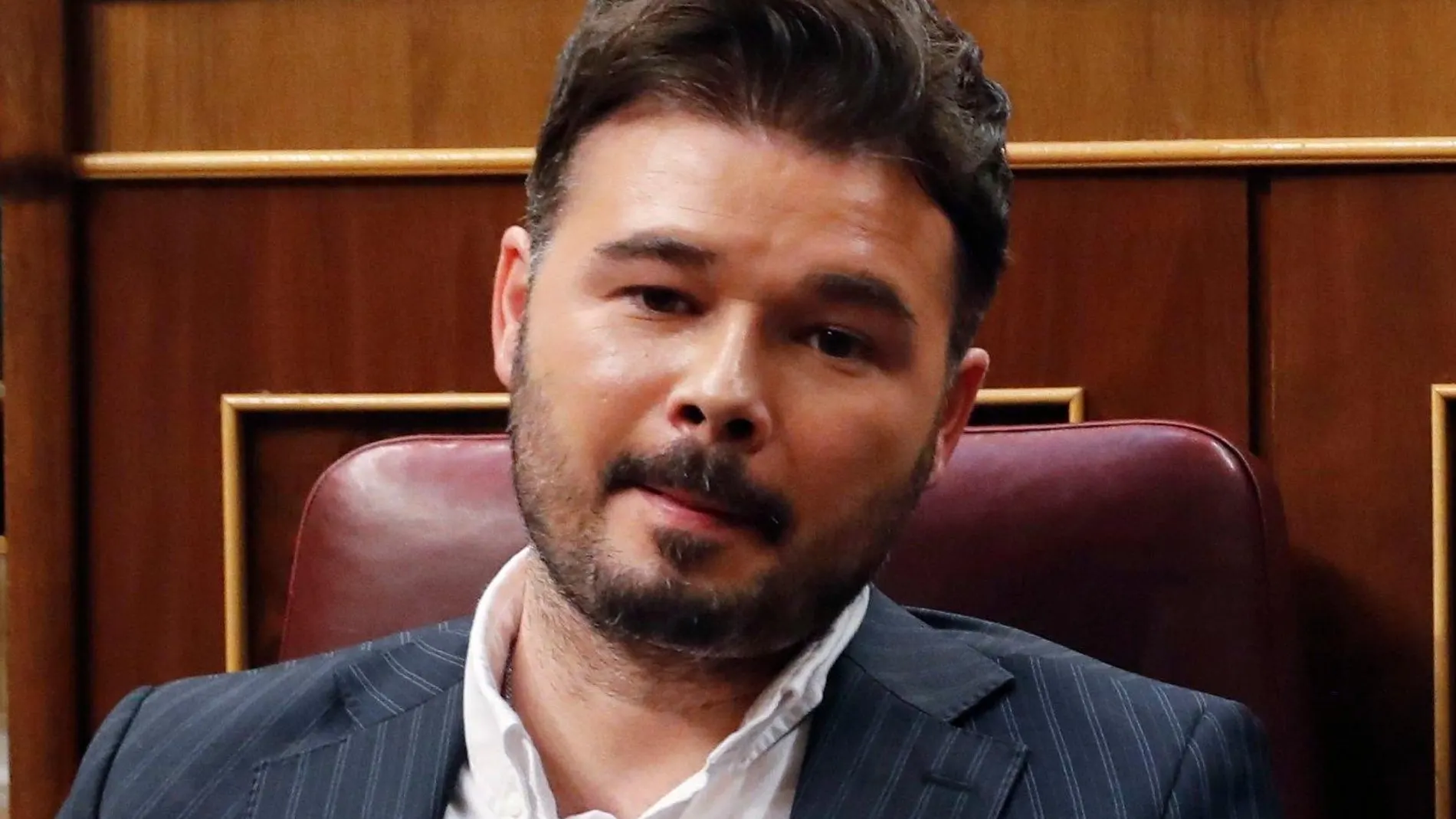 El portavoz de ERC Gabriel Rufián.- EFE/Ballesteros