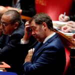 Christophe Castaner, en el debate sobre migración celebrado este lunes en la Asamblea francesa/Reuters