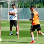 Raúl ha dirigido ya sus primeros entrenos con el Castilla