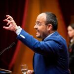 Alejandro Fernández, en una intervención, hoy