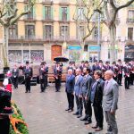 Roger Torrent, ante el monumento a Rafael Casanova