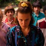 Millie Bobby Brown, Noah Schnapp, Finn Wolfhard, Caleb McLaughlin y Sadie Sink, actores que dan vida a los protagonistas de la serie