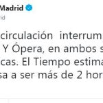 Restablecido el servicio de Metro en la línea 2 entre Retiro y Ópera