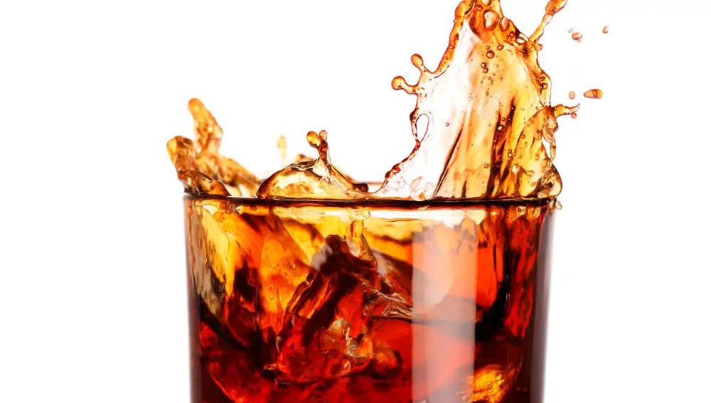 Vaso de bebida gaseosa
