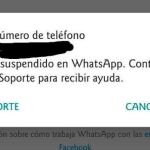 Foto compartida en Change.org con el mensaje de aviso enviado por WhatsApp