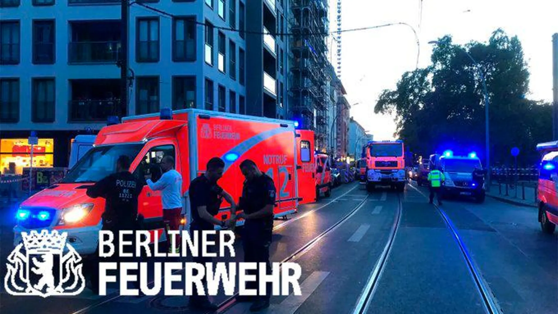 Imagen de los bomberos de Berlín
